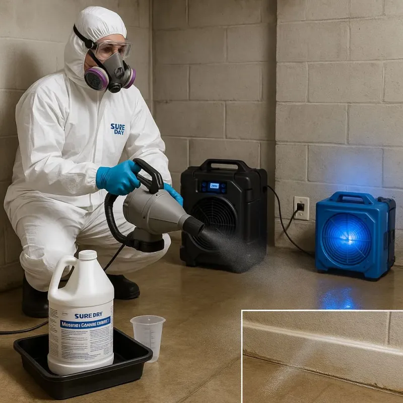 Sanitization and Odor Removal process in Cutten, CA