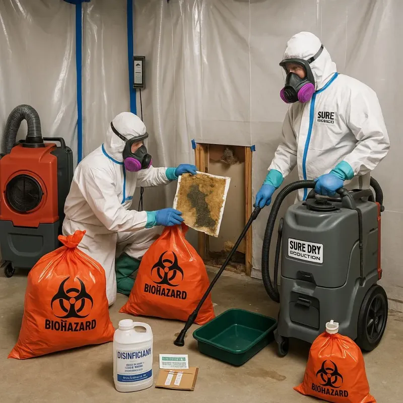 Contaminated Water Handling Protocols process in Cutten, CA